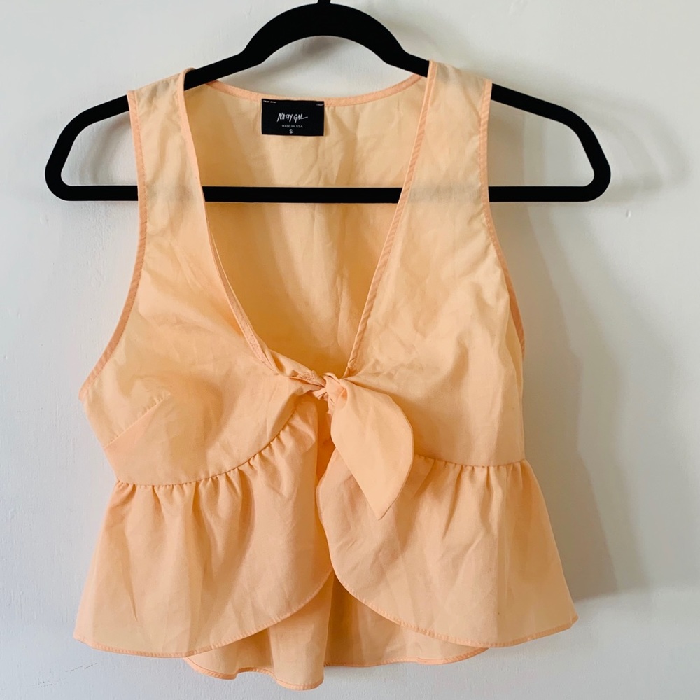 Tie Front Nasty Gal Shirt